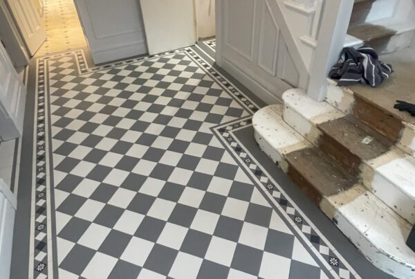 Bounds Green Victorian tile installation