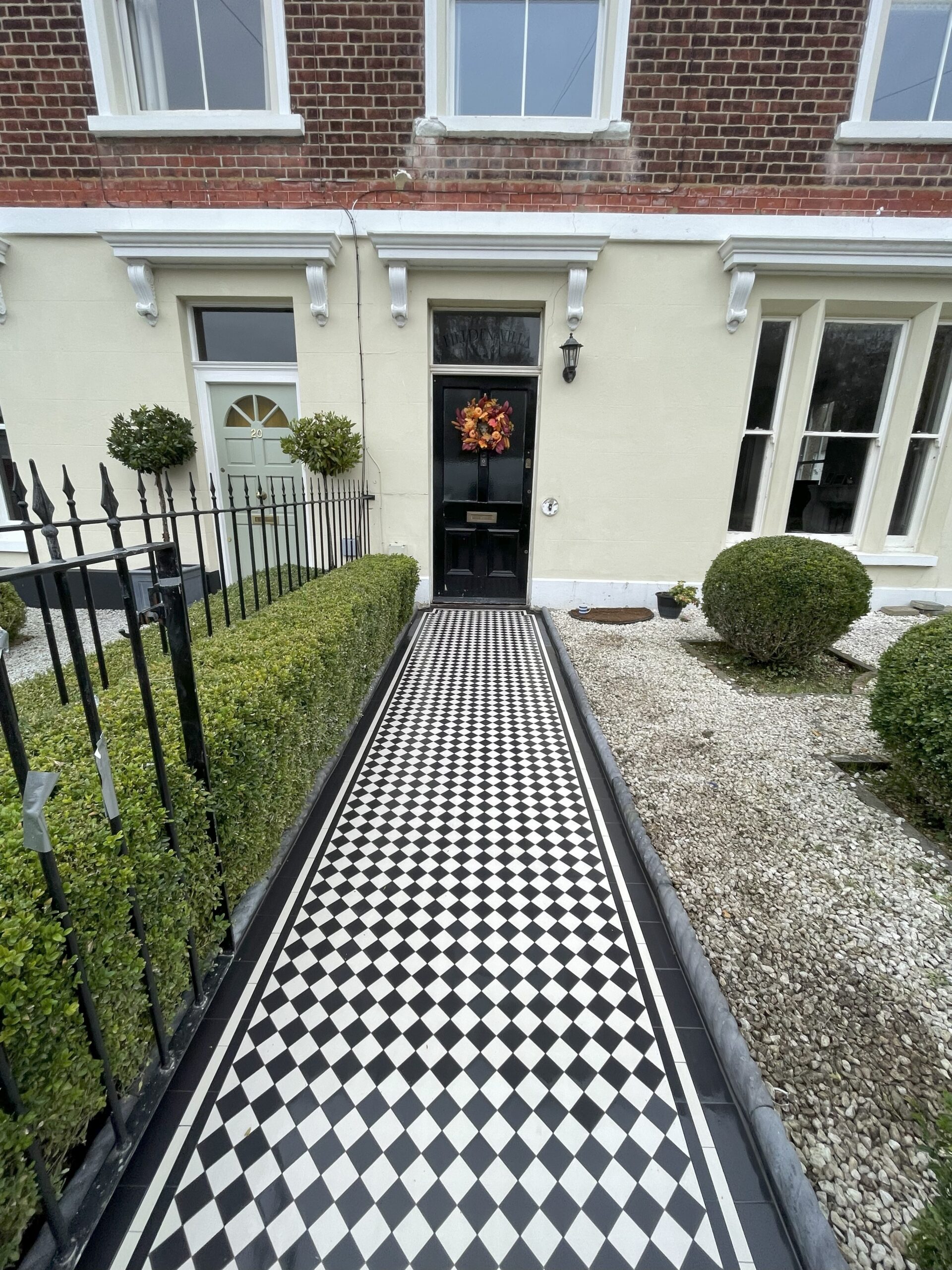 Hemel Hempstead Victorian Tiles entrance pathway