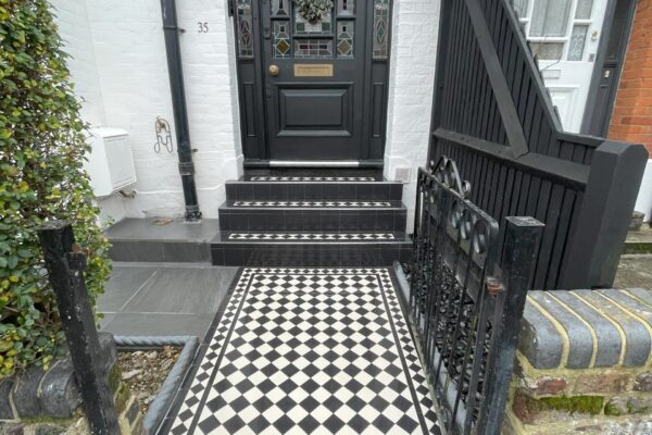 Muswell Hill Victorian tile pathway